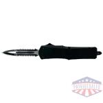 templar knife large otf black - rubber 3.5" black dagger srrtd