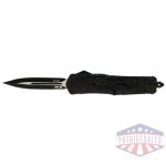 templar knife large otf maiden - black gloss 3.5" blk dagger