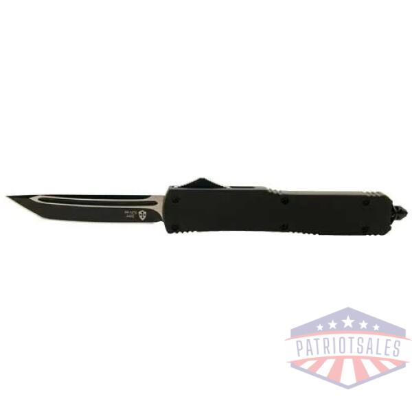 templar knife slim otf black - rubber 3.1" black tanto