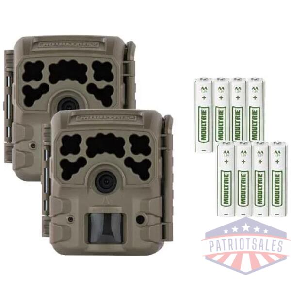 moultrie trail cam micro 32i - 2/pack combo 32mp no glo