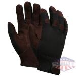 multi-task brown economy leather glove