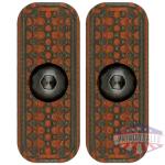 mi lever stock g10 m-lok panel - red/black 2-pack