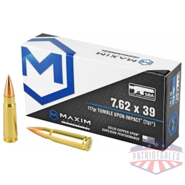 maxim 762x39 117gr tui sba 20/200