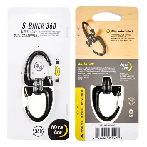 S-Biner 360 Slidelock Dual Carabiner S-biner 360 slidelock dual carabiner