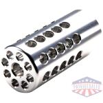 tacsol compensator 1" 22lr - 1/2x28 tpi silver
