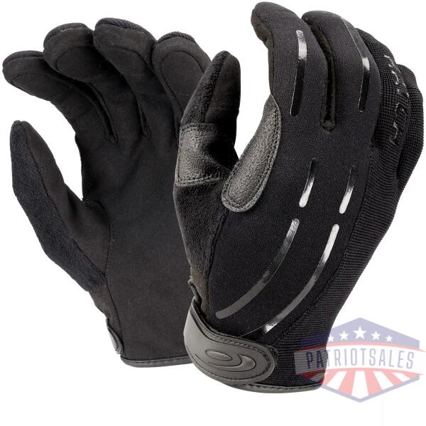 cut-resistant tactical police duty glove w/ armortip fingertips
