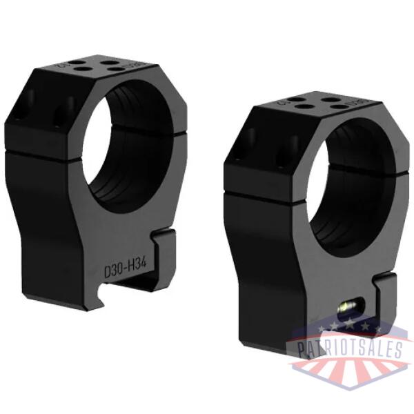 audere scope rings psr 30mm - med black