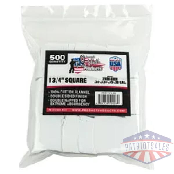 pro-shot patch 7mm-38cal 1 3/4" 500c