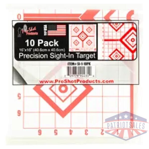 proshot 16x16 red sight in 10pk