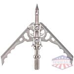 rage broadhead hypodermic xbow - nc 2-blade 100gr 2" cut 3pk