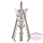 rage broadhead hypodermic xbow - nc 2-blade 100gr 2" cut 3pk