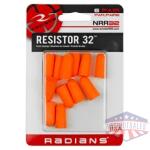 radians resistor earplug 6 pairs