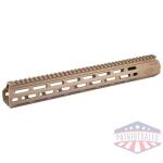 reptilia handguard 15" m-lok fde
