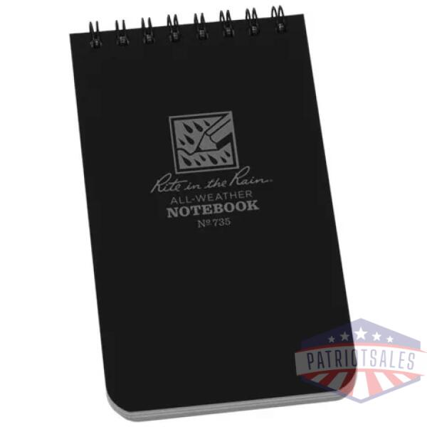 polydura top-spiral notebook (3'' x 5'')