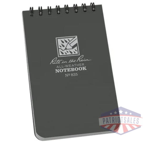 polydura top-spiral notebook (3'' x 5'')