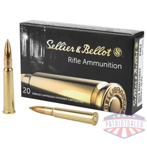 s&b 303british 180gr fmj 20/400