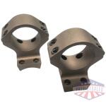 talley rings med 1" browning - x-bolt smoked bronze