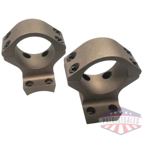 talley rings med 1" browning - x-bolt smoked bronze