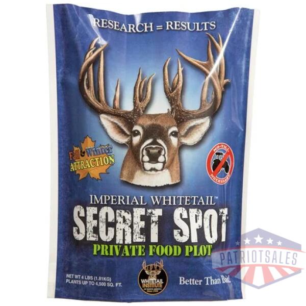 whitetail institute secret - spot 4500 sq feet 4lbs fall