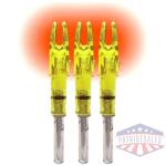 lumenok lighted nock - signature series hd orange 3pk