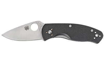 Spyderco Persistence Blk G10 Plain Spyderco persistence blk g10 plain