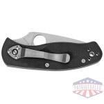 spyderco persistence blk g10 plain