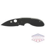 spyderco efficient g-10 black plaine