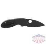 spyderco efficient g-10 black plaine