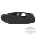 spyderco efficient g-10 black plaine
