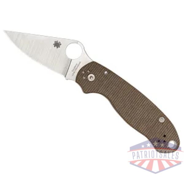 spyderco para 3 cru wear brn mcrta