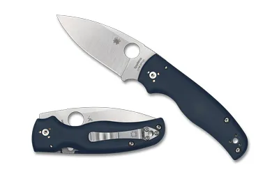 Spyderco Shaman G-10 3.58&Amp;Quot; Blue Spyderco shaman g-10 3. 58" blue