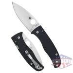 spyderco bodacious cf 3.63" blk/slv