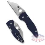 spyderco microjimbo g10 2.45" blue