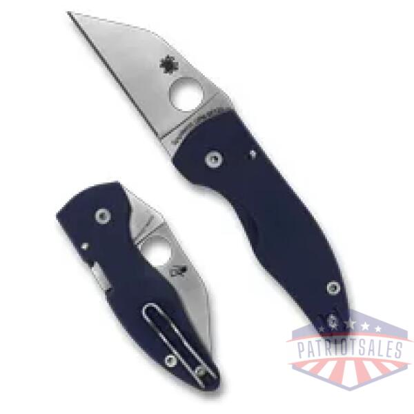 spyderco microjimbo g10 2.45" blue