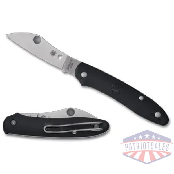 spyderco roadie xl ltwt 2.74" blk