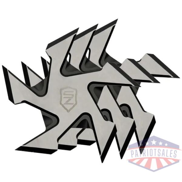 szco sierra zulu 4" buzzsaw - throwing star set 3pack w/shth