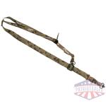 tac shield sling 2n1 warrior - qd push button swivel coyote