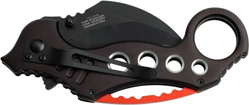 Mc Tac-Force 2.5&Amp;Quot; Hawkbill - Blade Folder Black/Red Mc tac-force 2. 5" hawkbill - blade folder black/red