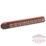 utg pro m-lok 15"sslm 2tn rl blk/rd