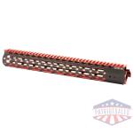 utg pro m-lok 15"sslm 2tn rl blk/rd