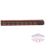 utg pro m-lok 15"sslm 2tn rl blk/rd