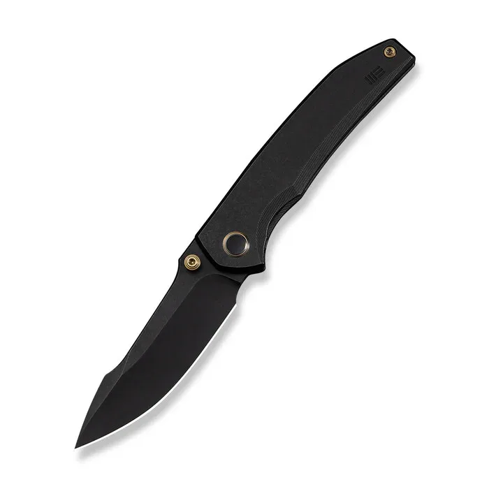 Ryson Thumb Stud Knife Black Titanium Handle (3.33&Amp;Quot;&Amp;Quot; Black Stonewashed Bohler M390 Blade) Ryson thumb stud knife black titanium handle (3. 33"" black stonewashed bohler m390 blade)