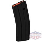 asc ar family rifle magazine orange follower .223 remington black aluminum 30/rd
