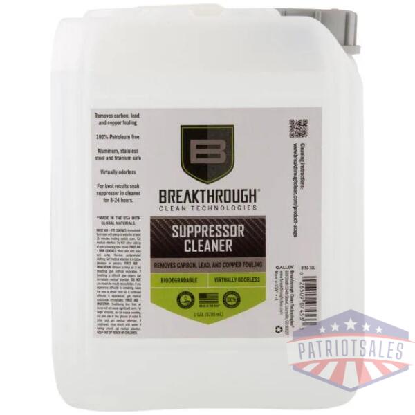 breakthrough clean technologies suppressor cleaner - 1 gallon