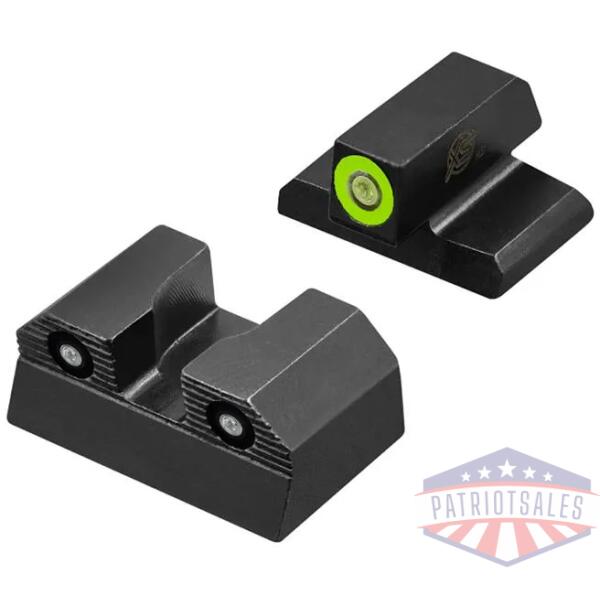 xs sights r3d 2.0 night sights for hk vp9 or green