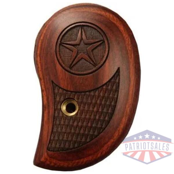 bond arms standard handgun grips rosewood with engraved star