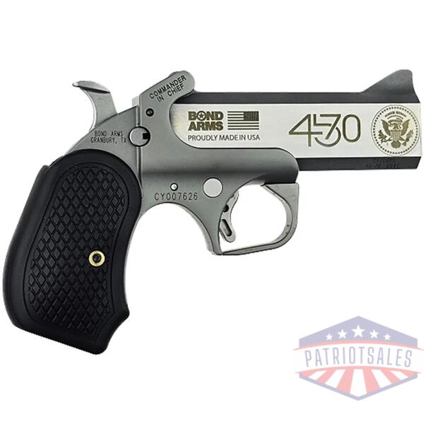 bond arms trump 45-47 'commander and chief' big bore handgun .45-70 single shot 4.25" barrel