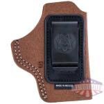 bianchi model 6 iwb holster for colt detective special 4" brown suede rh