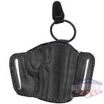 bianchi 105 minimalist belt slide holster for colt 1911s/glock 42 black rh