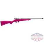 savage arms rascal rifle 22 lr single shot 16.13" barrel pink